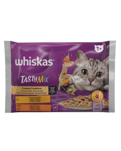 Whiskas Kesice Tasty Mix Meso u Kremastom Sosu 4x85g