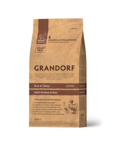 Grandorf Dog Adult Medium & Maxi Pačetina & Ćuretina 10kg