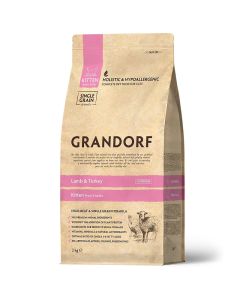 Grandorf Cat Kitten Jagnjetina & Ćuretina 2kg