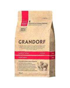 Grandorf Cat Adult Indoor Jagnjetina & Ćuretina 2kg