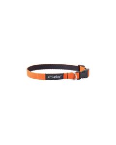 Amiplay Twist Podesiva Ogrlica S Narandžasta 20-35cm x 1cm