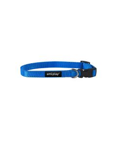 Amiplay Reflective Podesiva Ogrlica M Plava 25-40cm x 1,5cm