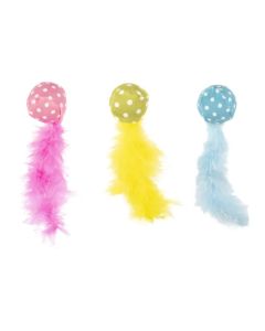 Flamingo Igračka za Mace Polka Loptica Više Boja 4cm