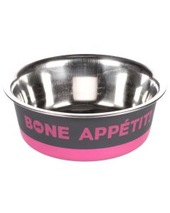 Flamingo Činija Bone Appetit Pink Srebrna 17cm / 900ml