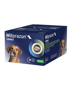 Milprazon Chewable 12,5mg/125mg Tablete za Žvakanje Protiv Unutrašnjih Parazita za Pse 1kom.