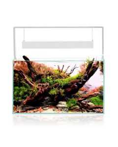 Aquael Akvarijum Set sa 3 Moda Osvetljenja Ultrascape 60 Beli 60x30x36cm