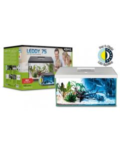 Aquael Akvarijum Set Leddy 75 D&N 2.0 Beli 105L / 75x35x40cm