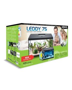 Aquael Akvarijum Set Leddy Plus 75 D&N 2.0 Beli 105L / 75x35x40cm