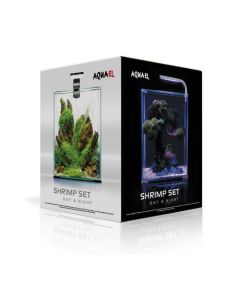 Aquael Akvarijum Shrimp Set 10 Smart D&N Crni 10L / 20x20x25cm
