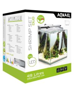 Aquael Akvarijum Fish&Shrimp Set Duo 35 Beli 49L / 35x35x40cm
