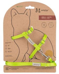 Amiplay Samba Cat Am i Povodac Za Mačke S Zeleni