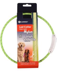Flamingo Led Ogrlica Leora Visio Zelena 33-63,5cm / 8mm