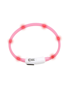 Flamingo Ogrlica Nera Led Pink 20-35cm x 10mm