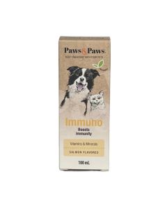 Paws&Paws Immuno Oralni Rastvor za Imunitet za Pse i Mačke 100ml