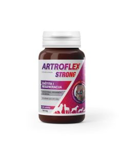 Interagrar Artroflex Strong 750mg Tablete za Zdravlje Mišićno-Koštanog Sistema Pasa 60tbl.