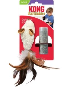 Kong Igračka Miš sa Perjem i Mačjom Travom 16,5cm