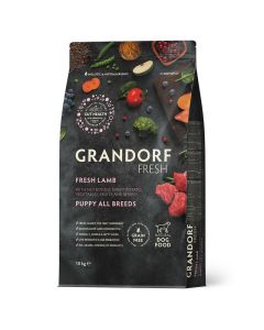 Grandorf Dog Fresh Puppy All Breeds Jagnjetina 10kg