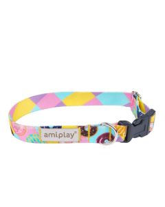 Amiplay Be Happy Podesiva Ogrlica XL Krofna 45-70cm x 2,5cm