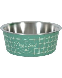475551VER Zolux Food Činija od Nerđajućeg Čelika Zelena R15cm / 750ml