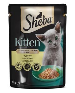 Sheba Kitten Kesica za Mačiće Piletina u Sosu 85g