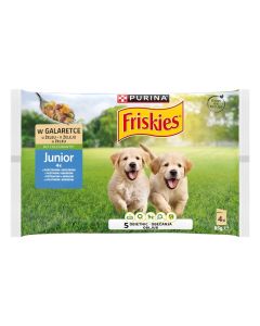 Friskies Dog Junior Piletina sa Graškom u Želeu 4x85g