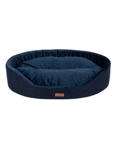 Amiplay Siena Ovalni Krevet M Tamno Plavi 52x44x14cm