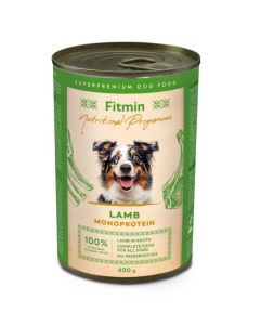 Fitmin Dog Nutritional Programme Konzerva Monoprotein Jagnjetina 400g