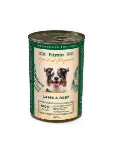 Fitmin Dog Nutritional Programme Konzerva Jagnjetina & Govedina 400g