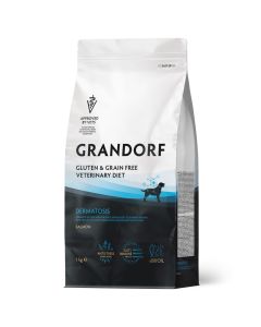 Grandorf Vet Dog Dermatosis Losos 1kg