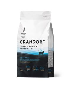Grandorf Vet Cat Dermatosis Losos i Okeanska Riba 2kg
