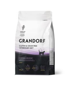 Grandorf Vet Cat Hypoallergenic Zečetina 400g
