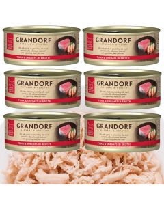 Grandorf Cat Grain Free Fileti Tune & Škampi 70g 5+1 gratis