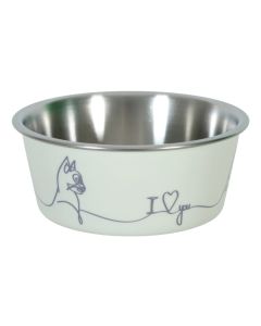 574370BEI Zolux Love Inox Činija za Mačke Bež 400ml