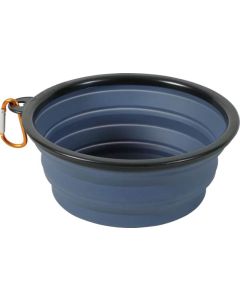 474243BLE Zolux Bivouak Sklopiva Putna Posuda za Vodu i Hranu Plava 450ml