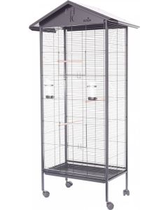 104211NOI Zolux Chic Solo Volijera Crna 78x48x156cm