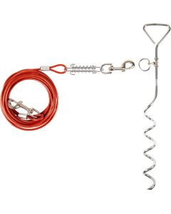 Flamingo Sajla za Vezivanje sa Spiralom Igla Srebrna 46cm / 7,5m
