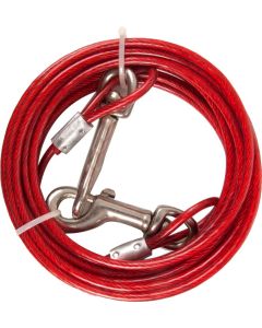 Flamingo Sajla za Vezivanje Plastificirana Crvena 3m / 4mm