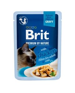 Brit Premium by Nature Cat Delicate Fileti U Sosu Sa Piletinom 85g