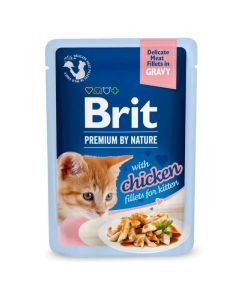 Brit Premium by Nature Cat Delicate Fileti U Sosu Sa Piletinom Kitten 85g