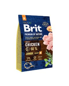 Brit Premium by Nature Dog Junior M 3kg