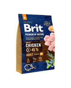 Brit Premium by Nature Dog Adult M 3kg