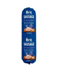 Brit Premium by Nature Dog Kobasica Piletina i Zečetina 800g