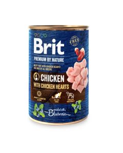 Brit Premium by Nature Dog Piletina Sa Srcima Konzerva 400g