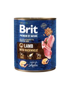 Brit Premium by Nature Dog Jagnjetina Sa Heljdom Konzerva 800g